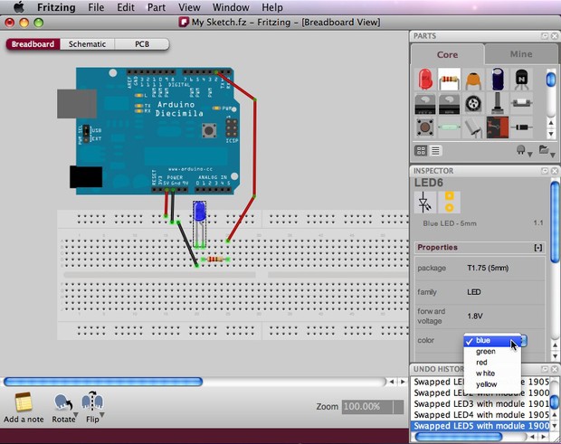 Fritzing Electronics Made Easy